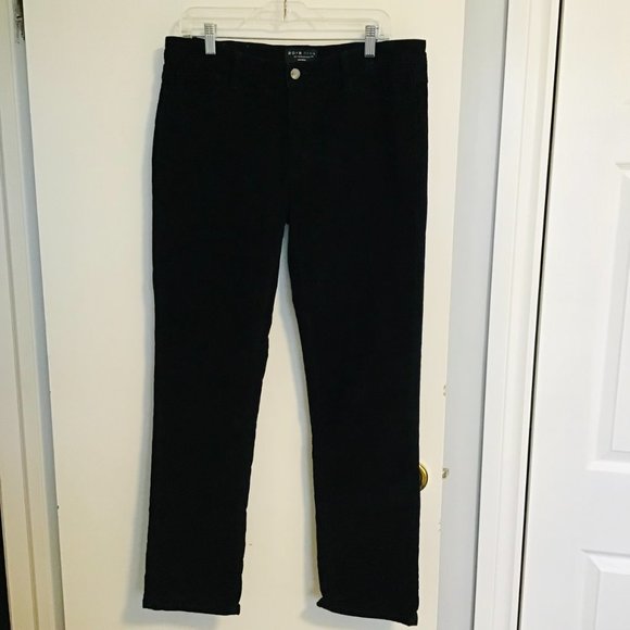 2016 Denim By Parasuco Mid-Rise Straight Leg Corduroy Jeans - Picture 3 of 8